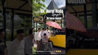 Yai Nurul Huda Djazuli berkunjung ke Ndalem Gus Kautsar  #guskautsar #ningjazil #terasgubuk