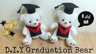 How to make graduation Bear Bouquet/Graduation gift Idea