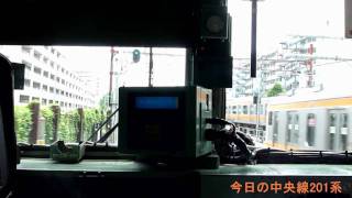 2010年６月１９日（土）今日の中央線201系（H7編成）1036T【車窓】 Vol3