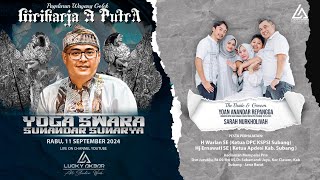 LIVE PAGELARAN WAYANG GOLEK GIRIHARJA 3 PUTRA | YOGASWARA SUNANDAR SUNARYA | 11-09-2024