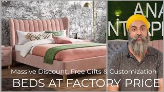 Designer Beds At Factory Price All India Deliver [ Customized Furniture ] Anand Enterprises N.Delhi