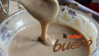 ¡CREMA KINDER BUENO 2.0! 🍯  La definitiva.