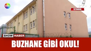 Öğrencileri buz kestiren okul!