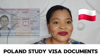 POLAND STUDY VISA/DOCUMENTS/PROCESS ON HOW TO APPLY FOR POLAND🇵🇱 STUDY VISA