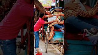 KING COBRA SNAKE PRANK ON  PUBLIC Part 42 !  EMTIAZ BHUYAN#Shorts