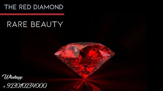 Beautiful Red \u0026 Rare Diamond in the World