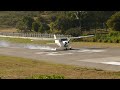 cessna 172 blows tire on landing st. barths