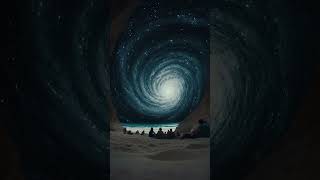 Surreal Beach Night Sky Star Portal Live Wallpaper 🌌 Free Download 🔗 in Description