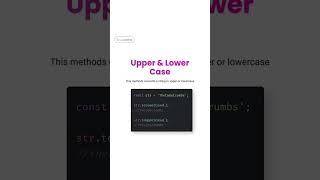 JavaScript string methods #javascript || Javascript tutorial for beginners #shorts