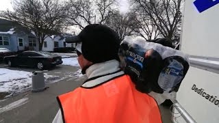 National Guard delivers bottled water to Flint, Michigan