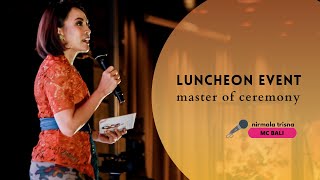 MC for Social Event, bilingual Indonesian and English #howto #masterofceremony #eventplanner