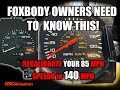 Want a 140mph Speedometer for your Foxbody? WATCH THIS Before You Buy New - Get YOURS Recalibrated