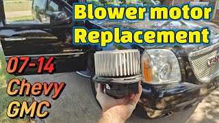 2007-2014 Chevy / GMC blower motor replacement Tahoe, Yukon, Silverado, Suburban, and Sierra