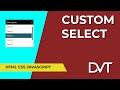 🔽 How to create Custom Select Dropdown with HTML, CSS & JavaScript
