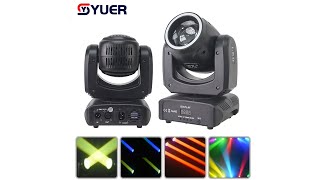 YUER LED 120W Beam Spot Moving Head Light with Aperture DMX512 Control