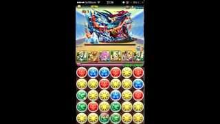 パズドラ【ノア降臨】地獄級　アテナパ　聖船神　全属性必須　ノーコン