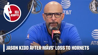 Jason Kidd says Mavericks should’ve been booed in first half vs. Hornets | NBA on ESPN