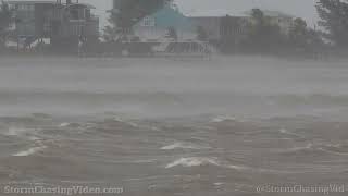 Hurricane Ian Eye Wall Starts To Hit Boca Grande, FL - 9/28/2022