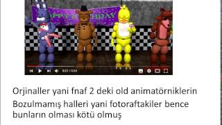 fnaf 5 karakter listesi inceleme (fnaf sister location değil)