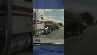 Suspect Crashes Stolen Cop Car into Semi-Truck During High-Speed Chase