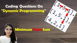 LeetCode 64. Minimum Path Sum [Algorithm + Code Explained ]