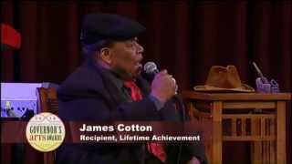 James Cotton receives Mississippi Arts Commission Governor's Arts Award