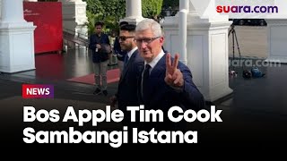 Bos Apple Tim Cook Sambangi Istana, Bertemu Presiden Jokowi Bahas Investasi