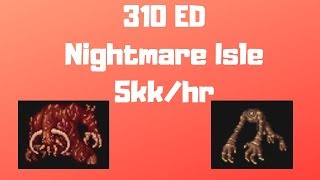 310 ED - 5kk/hr - (Spot: Nightmare isle) - Duo - Tibia