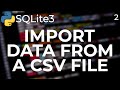 How to Import Data from a CSV File into a Table in Python - Python SQLite3 Series (Part 2)