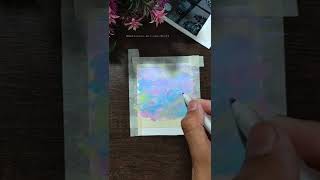 Bubbles with pastels 🥰/Tried bubble painting for the first time 😚//Hope you love it ❤😊/subscribe...🤗