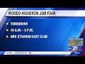 rodeo job fair this saturday jan. 25 at nrg stadium