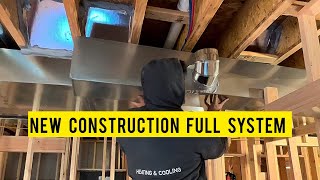 From Start to Finish: Tackling My 2nd HVAC New Construction System