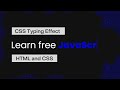 CSS Text Typing Animation | Multiple Text Typing Animation | Auto Text Typing Effect | Source coder