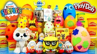 Play Doh Surprise Eggs My Little Pony Marvel Spongebob Disney Kidrobot Toys Kinder Surprise Play-Doh