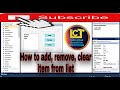 Visual Basic/ Part 2 / List-box How to Add, Remove, and Clear item from list