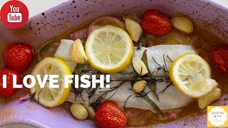 My easy fish recipe of Roasted Scabbard fish fillet!