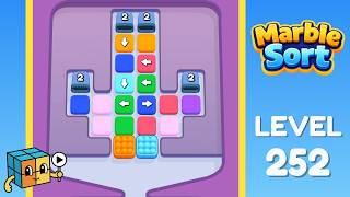 Marble Sort Level 252 Walkthrough Solution