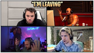 xQcOW & Andrew Tate Get Into Heated Argument That Makes Him LEAVE Adin