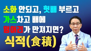 소화 안되고, 헛배 부르고, 가스가 차고, 배에 덩어리가 만져지면? - 식적