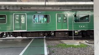 【青ガエル】東急5000系5122F 回送 元住吉構内入れ替え 2024/08/17