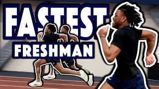 FASTEST MAN In NCAA Workout ft. Penn State Freshman Ajani Dwyer