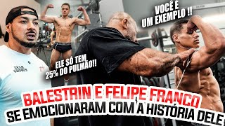 FELIPE FRANCO E BALESTRIN SE EMOCIONARAM COM A HISTÓRIA DO LUCAS PULMÃO!!