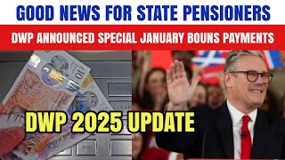 Good News For State Pensioners Dwp Announced Special January Bouns  Payment s