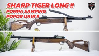 SHARP TIGER POPOR UKIR RUSA POMPING !!! VARIAN TERBARU SENAPAN ANGIN UKLIK TIGER LONG BERKUALITAS !!