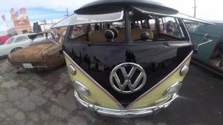 VW Bus At Pomona Swapmeet  1/17/2016