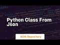 python class from json
