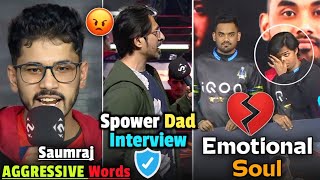 Mortal on SOUL #2 💔 Spower Cry? Saumraj Savage Angry Interview ✅ Hector Last 1v2 SOUL