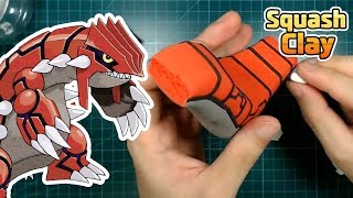 Pokémon Clay Art : Groudon! ground-type Legendary Pokémon!