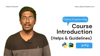 Python Course Introduction Video - Tamil - Valayoli Nutpam