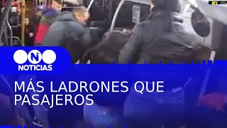 Más LADRONES  que PASAJEROS, la nueva modalidad delictiva en colectivos - Telefe Noticias